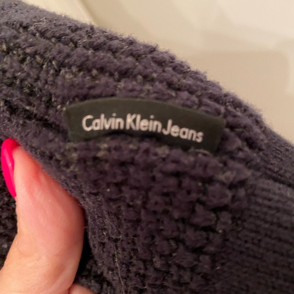 GENTLY WORN MEN’S LARGE BLACK ZIPPERED CARDIGAN SWEATER - Picture 13 of 15